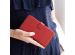 Selencia Echtleder Klapphülle Rot für Huawei P20 Lite