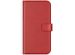 Selencia Echtleder Klapphülle Rot für Samsung Galaxy Note 10