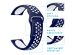 iMoshion Silikonband Sport Garmin Vivoactive 4L - Blau / Weiß