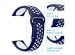 iMoshion Silikonband Sport Fitbit Versa 2 / Lite - Blau / Weiß