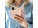 Selencia Echtleder Klapphülle für das iPhone 12 Mini - Rosa