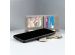 Luxuriöse Portemonnaie-Klapphülle Grau Samsung Galaxy A40