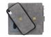 Luxuriöse Portemonnaie-Klapphülle Grau für das iPhone Xr