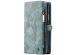 CaseMe Luxuriöse 2-in-1-Portemonnaie-Klapphülle Leder Grün für iPhone 11