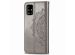 Mandala Klapphülle Grau für das Samsung Galaxy A51