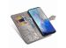 Mandala Klapphülle Grau für das Samsung Galaxy S20