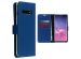 Accezz Wallet TPU Klapphülle Blau für das Samsung Galaxy S10 Plus