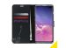 Accezz Wallet TPU Klapphülle Schwarz für das Samsung Galaxy S10 Plus
