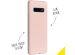 Accezz Liquid Silikoncase Rosa für das Samsung Galaxy S10 Plus
