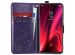 Kleeblumen Klapphülle Violett für das Xiaomi Mi 9T (Pro)