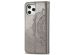 Mandala Klapphülle iPhone 12 (Pro) - Grau