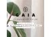 Selencia Gaia Backcover in Schlangenoptik iPhone 12 (Pro) - Weiß