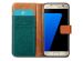 iMoshion Luxuriöse Canvas-Klapphülle Samsung Galaxy S7 - Grün