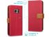 iMoshion Luxuriöse Canvas-Klapphülle Samsung Galaxy S7 - Rot