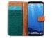 iMoshion Luxuriöse Canvas-Klapphülle Samsung Galaxy S8 - Grün