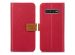 iMoshion Luxuriöse Canvas-Klapphülle Samsung Galaxy S10 - Rot