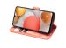Kleeblumen Klapphülle Samsung Galaxy A42 - Orange