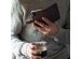 Selencia Echtleder Klapphülle für das Samsung Galaxy A42 - Braun