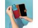 iMoshion Luxuriöse Canvas-Klapphülle Samsung Galaxy A21s - Rot