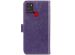 Kleeblumen Klapphülle Samsung Galaxy A21s - Violett