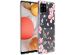iMoshion Design Hülle Samsung Galaxy A42 - Blume - Rosa
