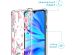 iMoshion Design Hülle mit Band für das Huawei P30 Lite - Blossom Watercolor