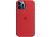 Apple Silikon-Case MagSafe iPhone 12 Pro Max - Red