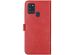 Selencia Echtleder Klapphülle für das Samsung Galaxy A21s - Rot