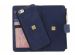 Blaue luxuriöse Portemonnaie-Klapphülle für das iPhone 6 / 6s