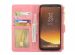 Rosafarbene luxuriöse Portemonnaie-Klapphülle Samsung Galaxy S8