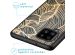 iMoshion Design Hülle für das Samsung Galaxy A42 - Blätter / Schwarz