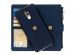 Luxuriöse Portemonnaie-Klapphülle Blau für Huawei Mate 20 Lite