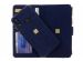Blaue Luxuriöse Portemonnaie-Klapphülle für das Huawei P20 Lite