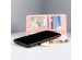 Rosa Luxuriöse Portemonnaie-Klapphülle für das Huawei P20 Lite