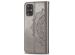 Mandala Klapphülle Grau für das Samsung Galaxy S20 Plus