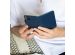 Selencia Echtleder Klapphülle für das Samsung Galaxy Note 10 Lite - Blau
