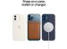 Apple Silikon-Case MagSafe iPhone 12 (Pro) - Plum