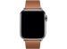 Apple Leather Band Modern Buckle für die Apple Watch Series 1-9 / SE - 38/40/41 mm - Größe L - Braun