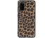 Leopard Hardcase Backcover für das Samsung Galaxy S20