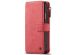 CaseMe Luxuriöse 2-in-1 Portemonnaie-Klapphülle Rot für iPhone 11 Pro