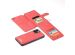 CaseMe Luxuriöse 2-in-1 Portemonnaie-Klapphülle Rot iPhone 11 Pro Max