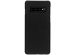 Unifarbene Hardcase-Hülle Schwarz für das Samsung Galaxy S10