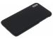 Schwarze unifarbene Hardcase-Hülle für iPhone Xs / X