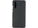 Carbon Look Hardcase-Hülle Schwarz für das Huawei P30 Pro