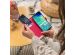 Kleeblumen Klapphülle Fuchsia für Samsung Galaxy S6