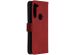 iMoshion Luxuriöse Klapphülle Rot für das Motorola Moto G8 Power
