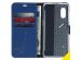 Accezz Wallet TPU Klapphülle Blau Samsung Galaxy Xcover Pro