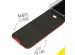 Accezz Schwarzer Flip Case Rot für das Samsung Galaxy Xcover 4 / 4s