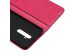 Kleeblumen Klapphülle Fuchsia für das OnePlus 7T Pro