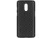Carbon Look Hardcase-Hülle Schwarz für das OnePlus 7